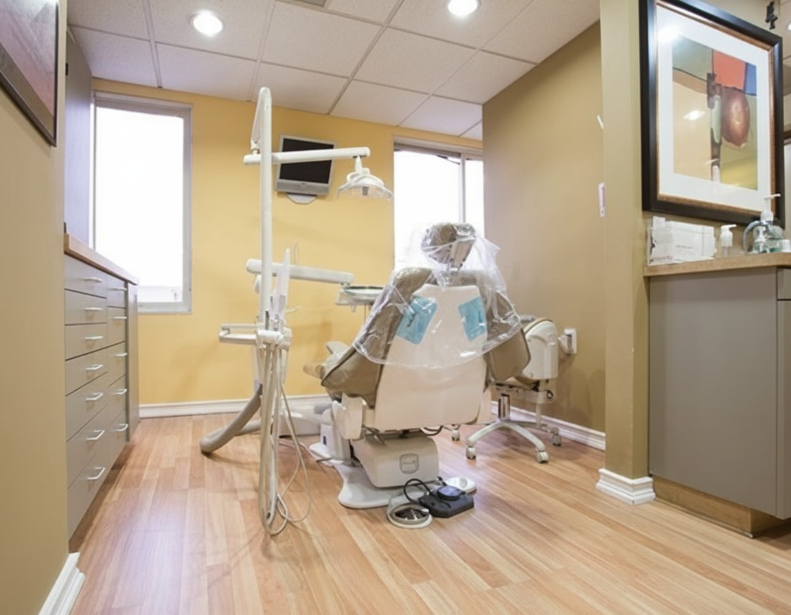 State-of-the-art patient room with digital X-rays